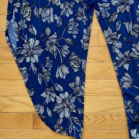 Brand New 1. State tulip-Hem Floral Print Pants - Picture 4 of 8